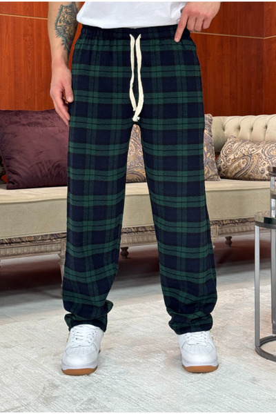 corfixman Plaid Pajama Bottoms