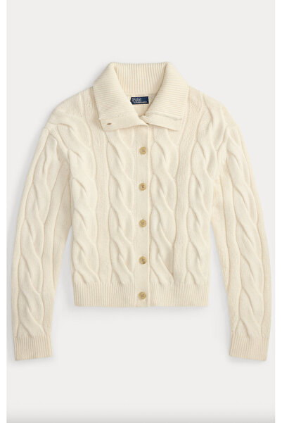 Polo Ralph Lauren Cable Wool-Cashmere Cardigan