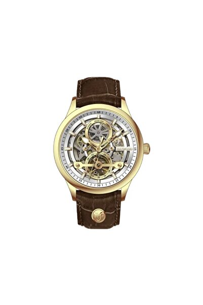Raymond Men's Watch Rym-280267-Gold-Brw-W