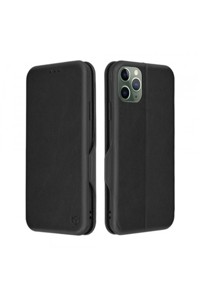 Stef's Cat Husă pentru Apple iPhone 11 Pro Max, Safe Wallet Plus, Neagră