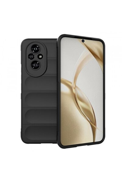 Stef's Cat Θήκη για Honor 200, Magic Shield, Μαύρη