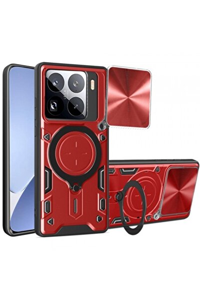 Stef's Cat Case for Xiaomi 15 Pro, Techsuit CamGuard Pro, Red