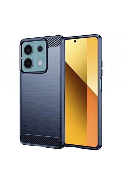 Stef's Cat Θήκη μπλε άνθρακα για Xiaomi Redmi Note 13 5G