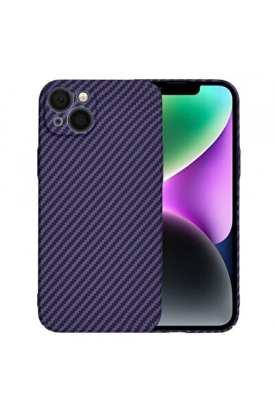 Stef's Cat Carcasă pentru Apple iPhone 14, Carbonite FiberShell, Violet