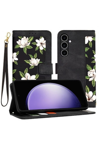 Stef's Cat Θήκη για Samsung Galaxy S23 FE S711, FlipCraft, Μαύρη