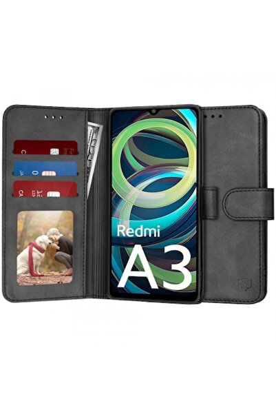 Stef's Cat Carcasă pentru Xiaomi Redmi A3x / A3, Jurnal, Negru