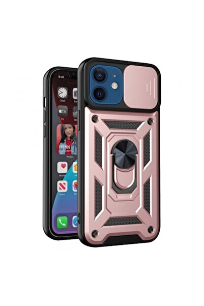 Stef's Cat Θήκη για Apple iPhone 12 / 12 Pro, CamShield, Ροζ