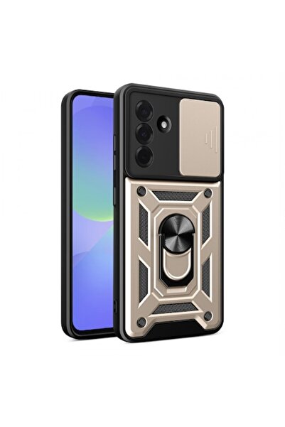 Stef's Cat Θήκη για Samsung Galaxy A36 A366, CamShield, Χρυσή