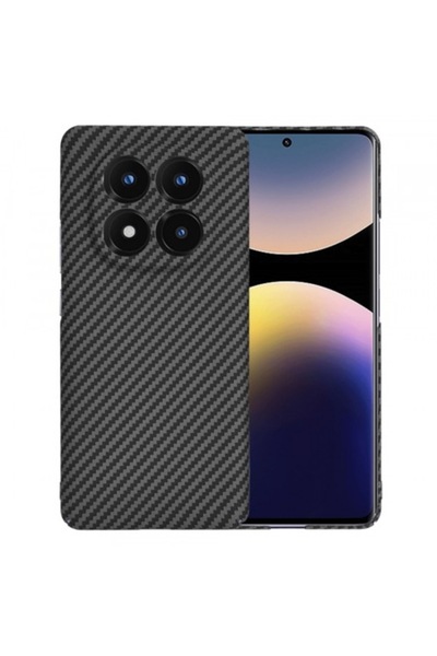 Stef's Cat Carcasă pentru Xiaomi Redmi Note 14 Pro+ 5G, Carbonite FiberShell,...