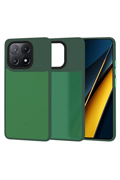 Stef's Cat Θήκη για Xiaomi Poco X6 Pro, HaloFrost, Πράσινη