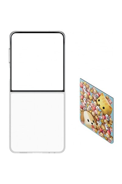 Stef's Cat Husă pentru Samsung Galaxy Z Flip7 F766, FlipSuit, Transparentă EF-ZF766CTEGWW