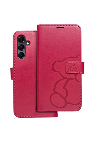 Stef's Cat Калъф за Samsung Galaxy A16 5G A166, MEZZO Теди Мече, Магента