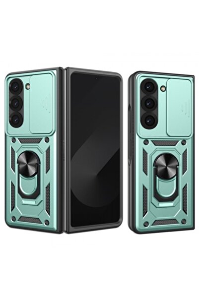Stef's Cat Θήκη για Samsung Galaxy Z Fold6 F956, CamShield, Πράσινη