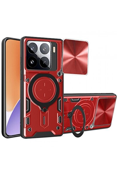 Stef's Cat Phone case for Xiaomi 15, CamGuard Pro, Red