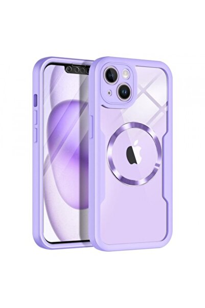 Stef's Cat Carcasă MagSafe pentru Apple iPhone 13, ColorVerse 360, Violet