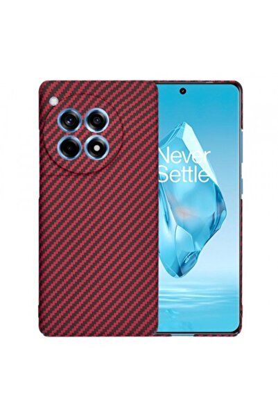 Stef's Cat Phone Case for OnePlus 12R, Carbonite FiberShell, Red