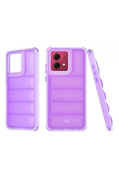 Stef's Cat Husă pentru Motorola Moto G84, Wave Shield, violet