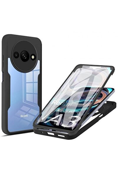 Stef's Cat Carcasă pentru Xiaomi Redmi A3x / A3, ColorVerse 360, Negru