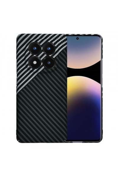 Stef's Cat Carcasă pentru Xiaomi Redmi Note 14 Pro+ 5G, Carbonite FiberShell,...