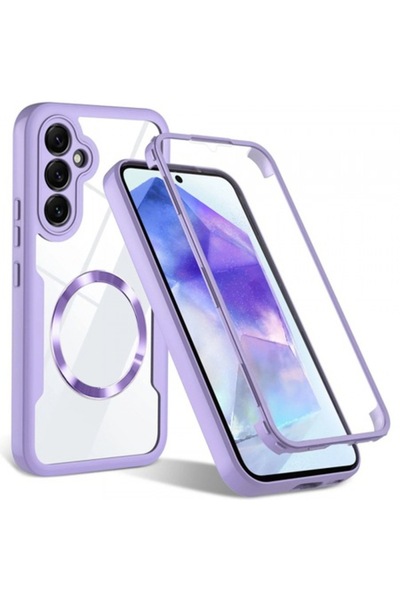 Stef's Cat Θήκη MagSafe για Samsung Galaxy S23 FE (S711), ColorVerse 360, Μωβ