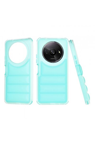 Stef's Cat Carcasă de telefon pentru Xiaomi Redmi A3x / A3, Wave Shield, Turcoaz