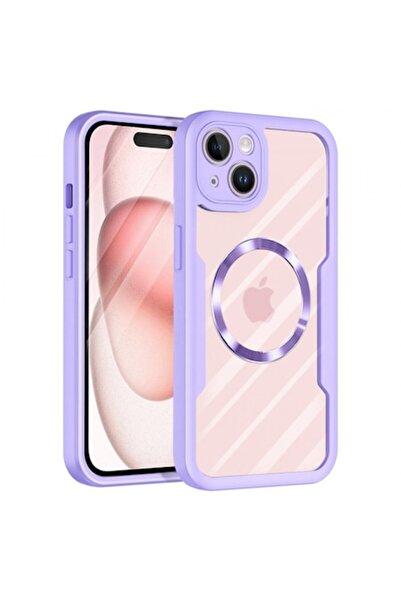 Stef's Cat Carcasă MagSafe pentru Apple iPhone 15 Plus, ColorVerse 360, Violet