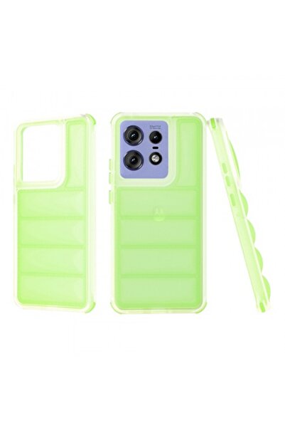 Stef's Cat Husă pentru Motorola Edge 50 Pro, Wave Shield, Verde