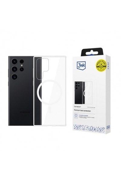 Stef's Cat Husă MagSafe pentru Samsung Galaxy S22 Ultra 5G (S908), 3MK MagCas...