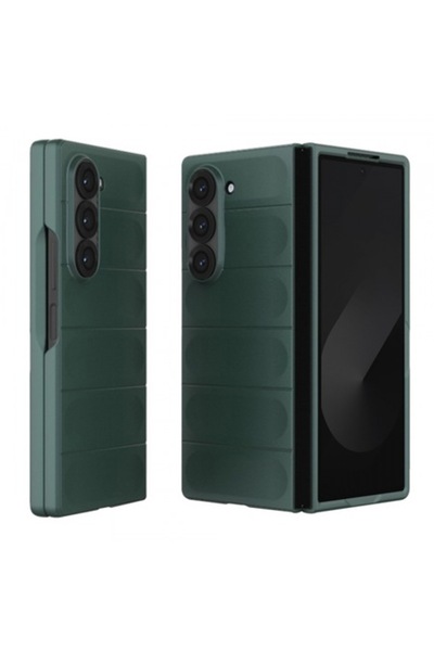 Stef's Cat Θήκη για Samsung Galaxy Z Fold6 F956, Magic Shield, Πράσινη