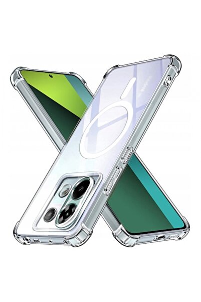 Stef's Cat Husă MagSafe pentru Xiaomi Poco X6 / Note 13 Pro 5G, rezistentă la șocuri, transparentă