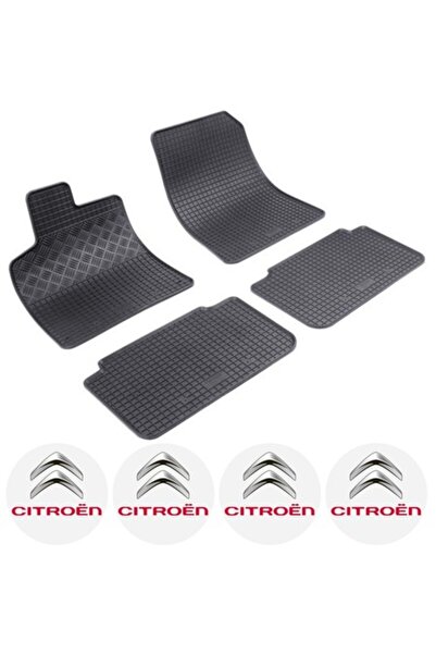 Rigum Set covorașe cauciuc Citroen C5 I (2000-2008) + 4 autocolante rotunde C...