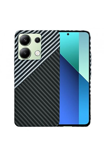 Stef's Cat Carcasă pentru Xiaomi Redmi Note 13 4G, Carbonite FiberShell, Gri