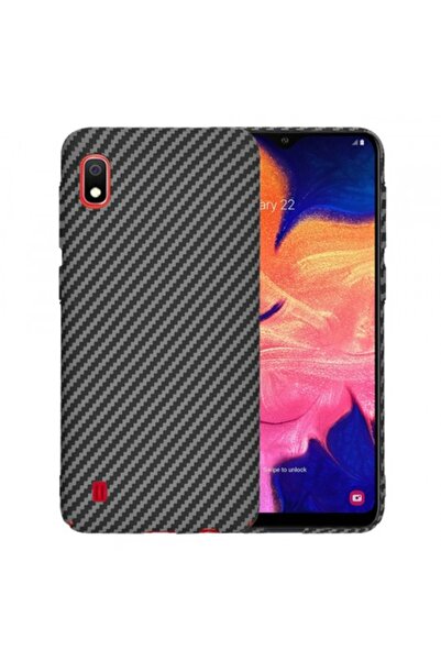 Stef's Cat Husa pentru Samsung Galaxy A10 A105, Carbonite FiberShell, Neagra