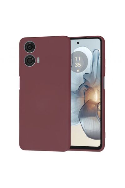 Stef's Cat Husă pentru Motorola Moto G24 Power, SoftFlex, Vișinie