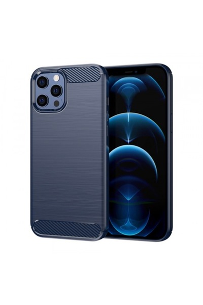 Stef's Cat Carcasă pentru Apple iPhone 12 Pro Max, Carbon, Albastră