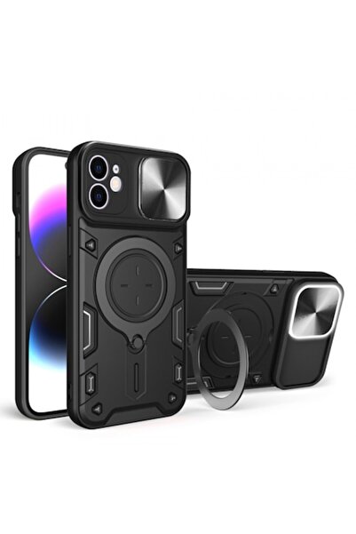 Stef's Cat Θήκη για Apple iPhone 12 / 12 Pro, CamGuard Pro, Μαύρη