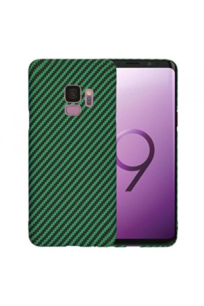 Stef's Cat Carcasă pentru Samsung Galaxy S9 G960, Carbonite FiberShell, Verde