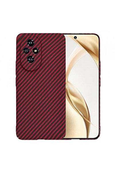 Stef's Cat Carcasă pentru Honor 200, Carbonite Fiber Shell, Roșie