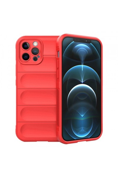 Stef's Cat Carcasă pentru Apple iPhone 12 Pro Max, Magic Shield, Roșu