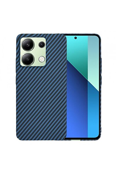 Stef's Cat Carcasă pentru Xiaomi Redmi Note 13 4G, Carbonite FiberShell, Turcoaz