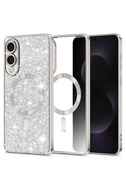 Stef's Cat Husă MagSafe pentru Samsung Galaxy S25 Edge S937, sclipici de lux,...