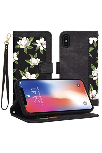 Stef's Cat Θήκη για Apple iPhone XS / X, FlipCraft, Μαύρη