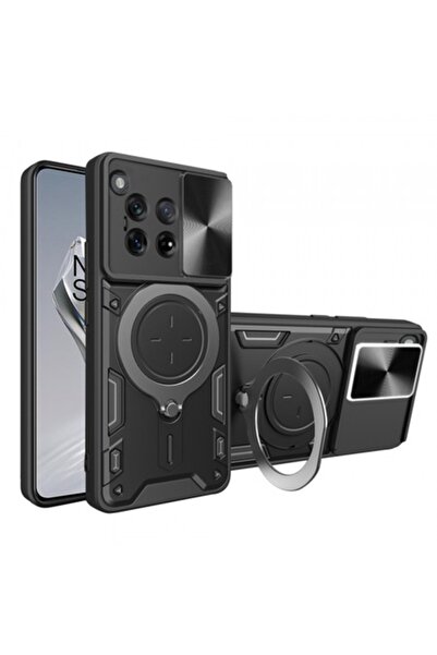 Stef's Cat Θήκη για OnePlus 12, CamGuard Pro, Μαύρη