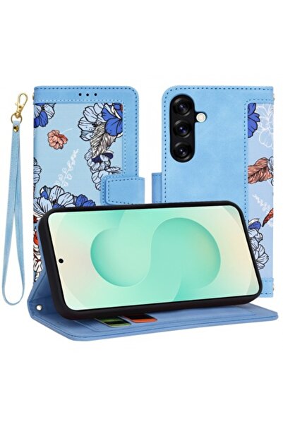 Stef's Cat Θήκη για Samsung Galaxy S25+ S936, FlipCraft, Μπλε