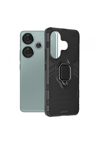 Stef's Cat Husă de telefon pentru Xiaomi Poco F6, Shield, Negru