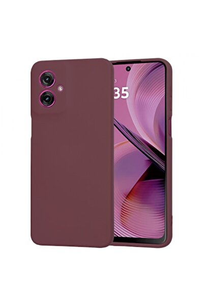 Stef's Cat Husă pentru Motorola Moto G55, SoftFlex, Vișinie