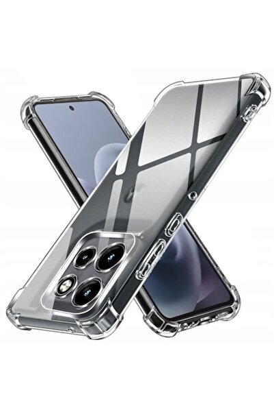 Stef's Cat Carcasă din silicon gel TPU transparentă, rezistentă la șocuri, pentru Motorola Moto G86 Power