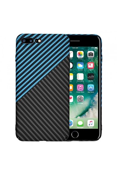 Stef's Cat Case for Apple iPhone 8 Plus / 7 Plus, Carbonite FiberShell, Blue