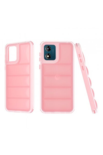 Stef's Cat Husă de telefon pentru Motorola Moto E13, Wave Shield, roz