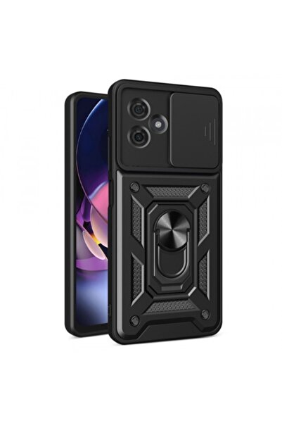 Stef's Cat Husă pentru Motorola Moto G64 / G54 Power Edition, CamShield, Neagră